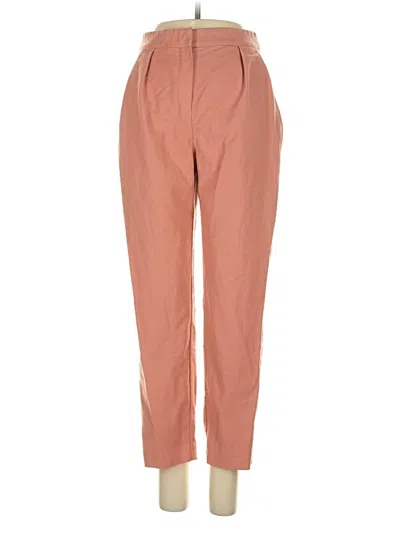 Pre-owned Topshop Casual Pants In Brown