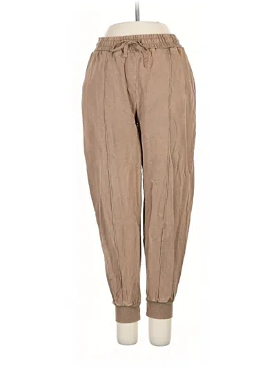 Pre-owned Topshop Casual Pants In Brown