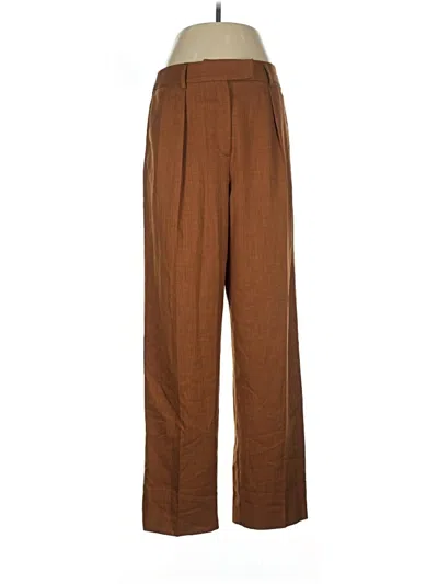 Pre-owned Topshop Casual Pants In Brown
