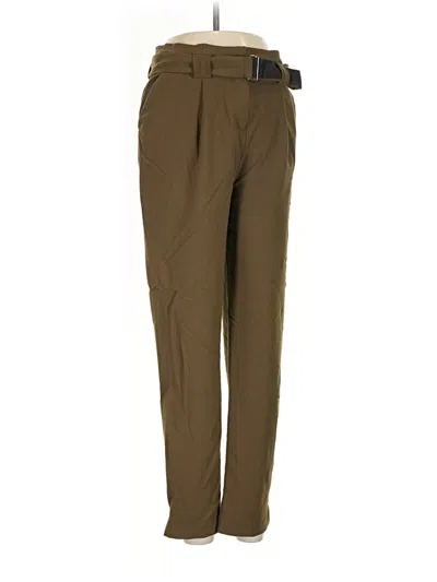 Pre-owned Topshop Casual Pants In Brown