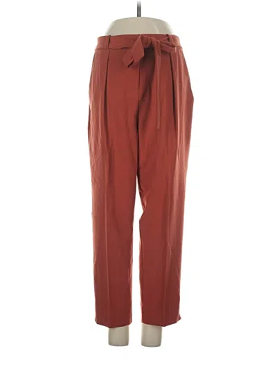 Pre-owned Topshop Casual Pants In Brown