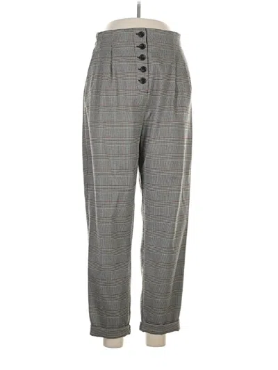 Pre-owned Topshop Casual Pants In Gray