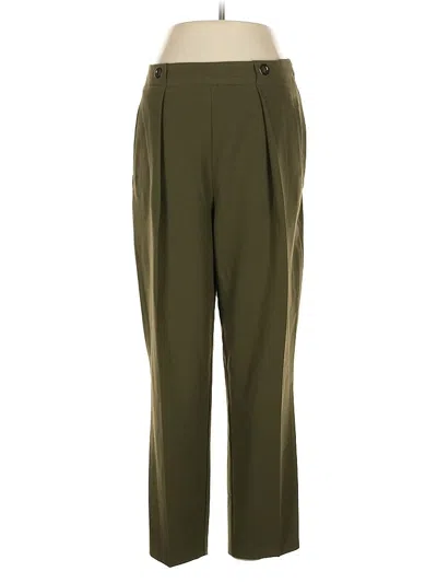 Pre-owned Topshop Casual Pants In Green