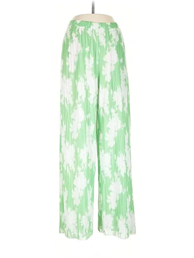Pre-owned Topshop Casual Pants In Green