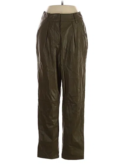 Pre-owned Topshop Casual Pants In Green