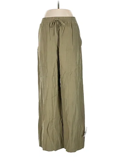 Pre-owned Topshop Casual Pants In Green