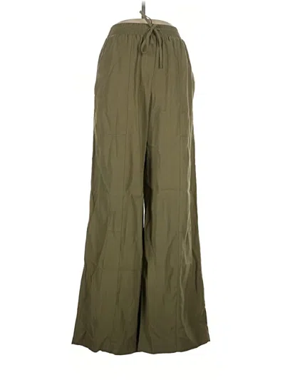 Pre-owned Topshop Casual Pants In Green