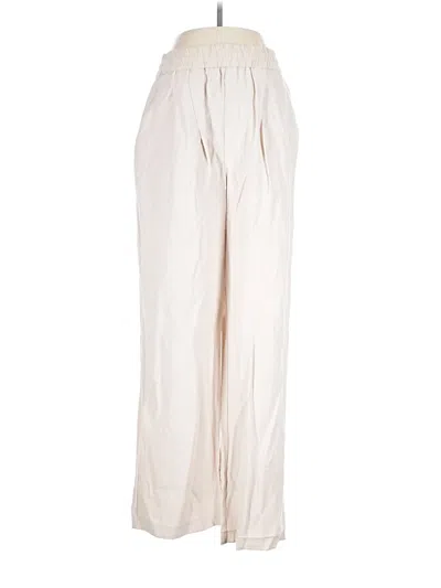 Pre-owned Topshop Casual Pants In Ivory
