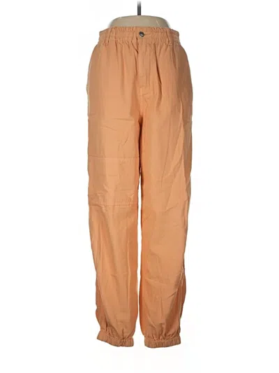 Pre-owned Topshop Casual Pants In Orange