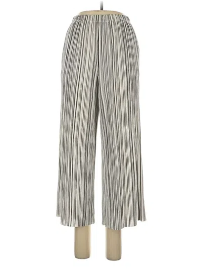 Pre-owned Topshop Casual Pants In Silver