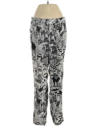 Pre-owned Topshop Casual Pants In Silver
