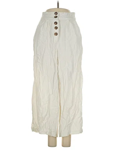 Pre-owned Topshop Casual Pants In White
