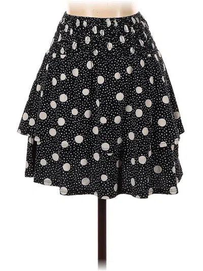 Pre-owned Topshop Casual Skirt In Black