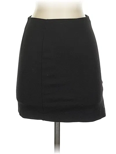 Pre-owned Topshop Casual Skirt In Black