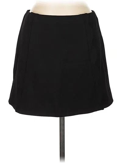 Pre-owned Topshop Casual Skirt In Black