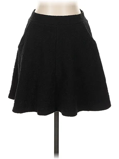 Pre-owned Topshop Casual Skirt In Black