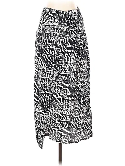 Pre-owned Topshop Casual Skirt In Black