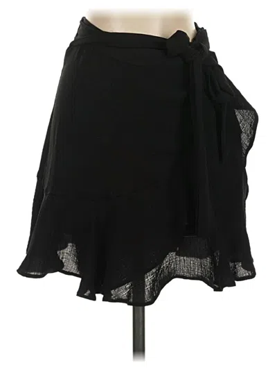 Pre-owned Topshop Casual Skirt In Black