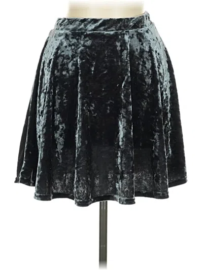 Pre-owned Topshop Casual Skirt In Black