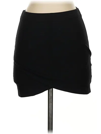 Pre-owned Topshop Casual Skirt In Black