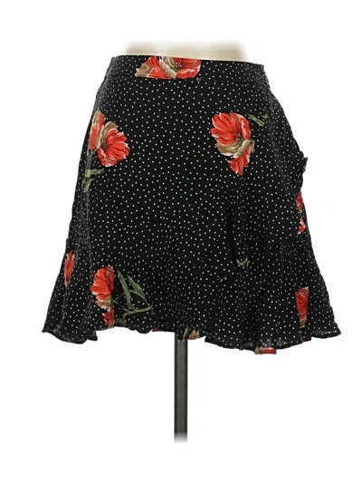 Pre-owned Topshop Casual Skirt In Black