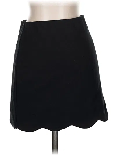Pre-owned Topshop Casual Skirt In Black