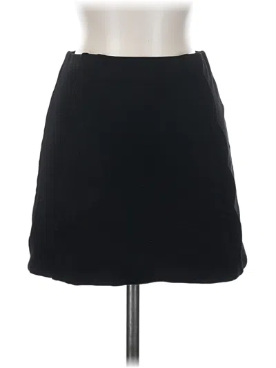 Pre-owned Topshop Casual Skirt In Black