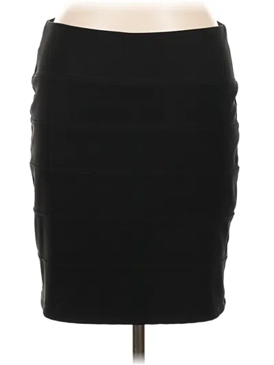 Pre-owned Topshop Casual Skirt In Black