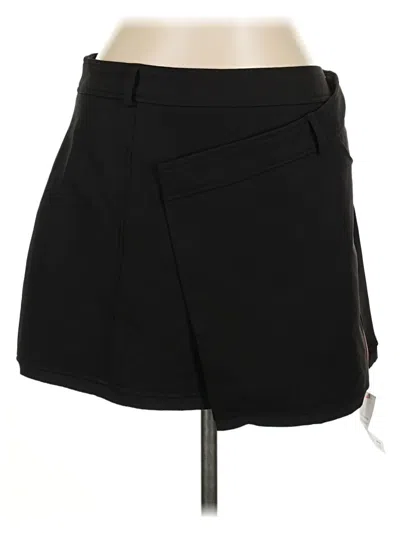 Pre-owned Topshop Casual Skirt In Black