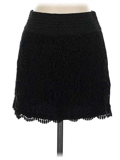Pre-owned Topshop Casual Skirt In Black