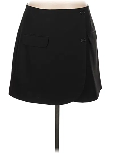 Pre-owned Topshop Casual Skirt In Black