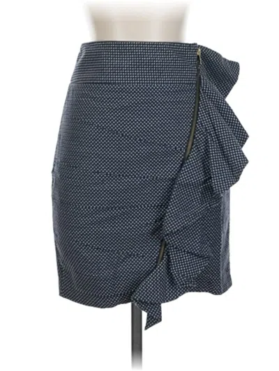 Pre-owned Topshop Casual Skirt In Blue