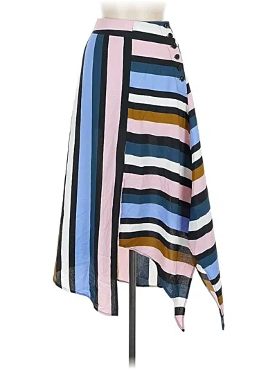 Pre-owned Topshop Casual Skirt In Blue