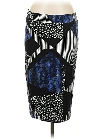 Pre-owned Topshop Casual Skirt In Blue