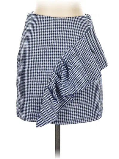 Pre-owned Topshop Casual Skirt In Blue