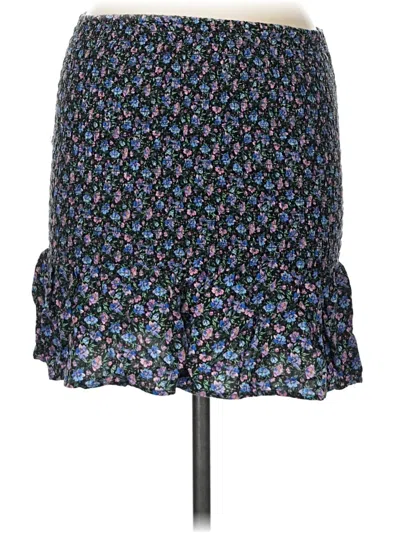 Pre-owned Topshop Casual Skirt In Blue