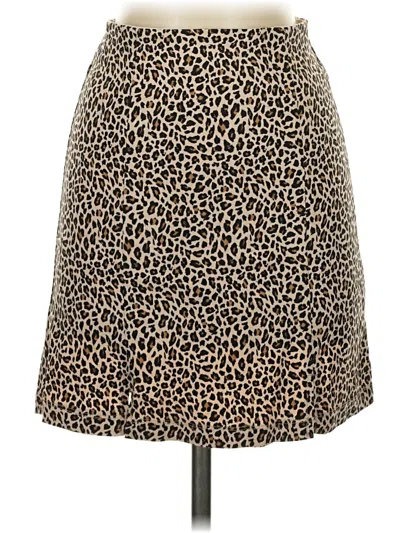 Pre-owned Topshop Casual Skirt In Brown