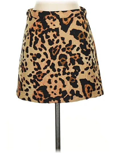 Topshop Casual Skirt In Brown