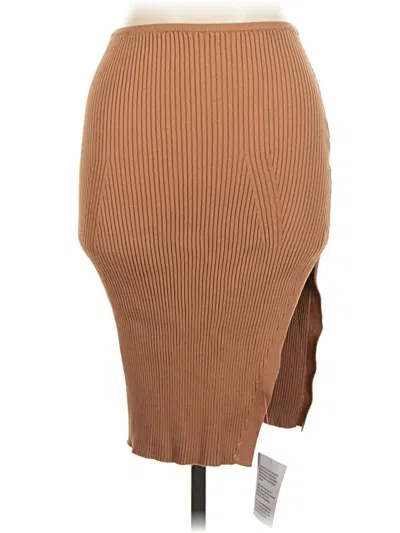 Topshop Casual Skirt In Brown