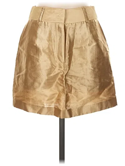 Pre-owned Topshop Casual Skirt In Gold