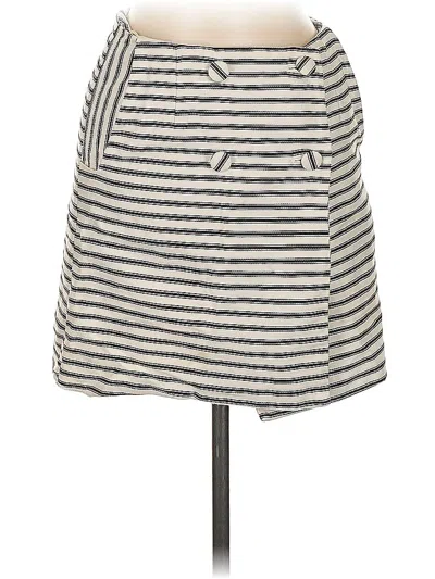 Pre-owned Topshop Casual Skirt In Gray