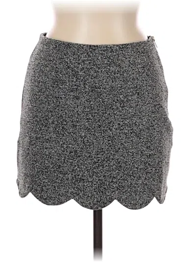 Pre-owned Topshop Casual Skirt In Gray