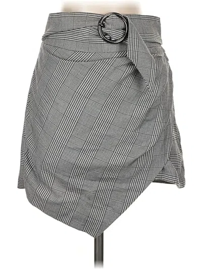 Pre-owned Topshop Casual Skirt In Gray