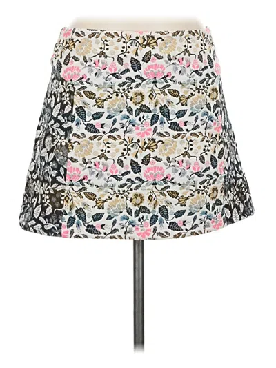 Pre-owned Topshop Casual Skirt In Gray