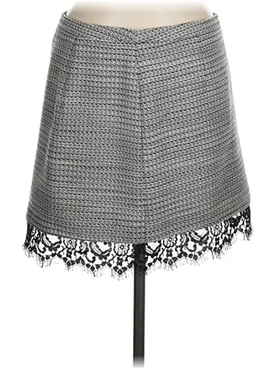 Pre-owned Topshop Casual Skirt In Gray