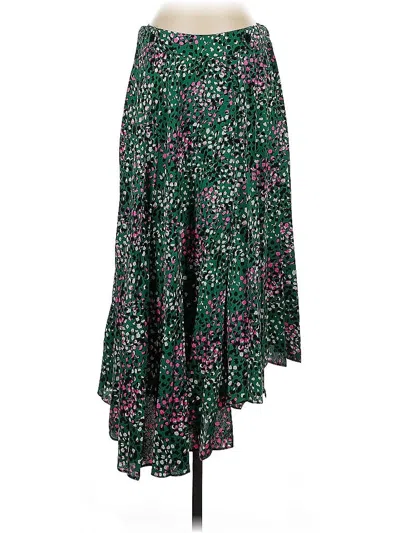 Pre-owned Topshop Casual Skirt In Green