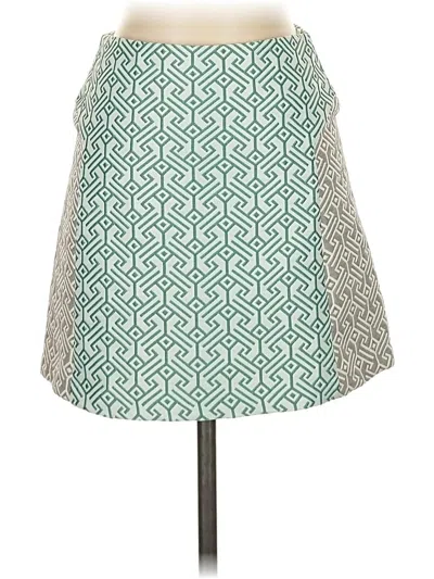 Pre-owned Topshop Casual Skirt In Green