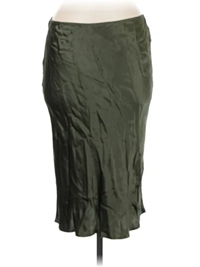 Pre-owned Topshop Casual Skirt In Green