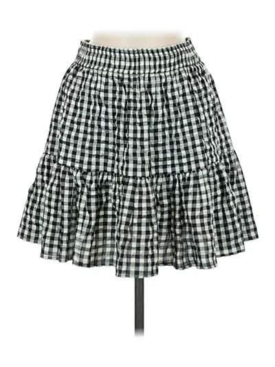 Pre-owned Topshop Casual Skirt In Green