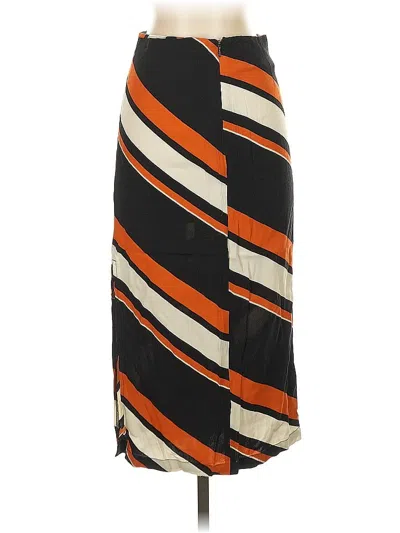 Pre-owned Topshop Casual Skirt In Orange